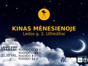 Kviečia kinas mėnesienoje 